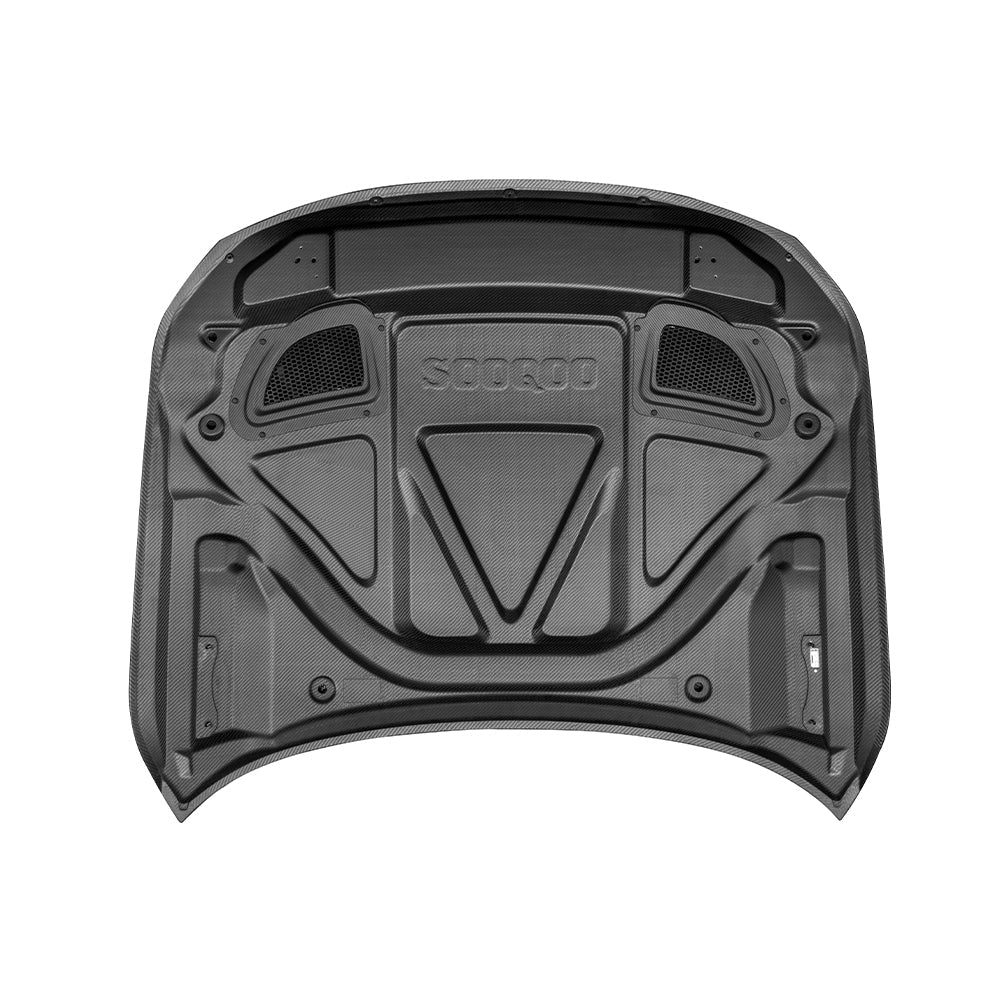 TOWMA. - SooQoo BMW M2 G87 V2 Vented Hood White Primer Finish