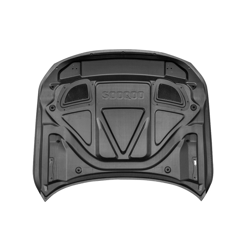 TOWMA. - SooQoo BMW M2 G87 V3 Vented Hood White Primer Finish