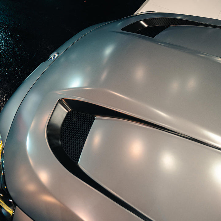 TOWMA. - SooQoo BMW M2 G87 V3 Vented Hood White Primer Finish