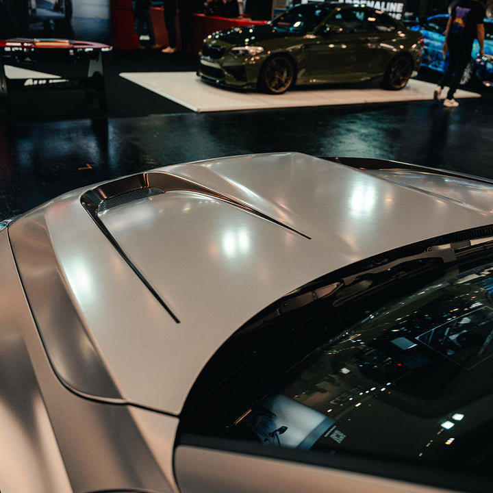 TOWMA. - SooQoo BMW M2 G87 V3 Vented Hood White Primer Finish