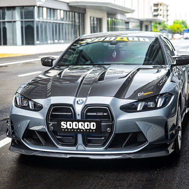 SooQoo G80 G82 carbon hood vents detail
