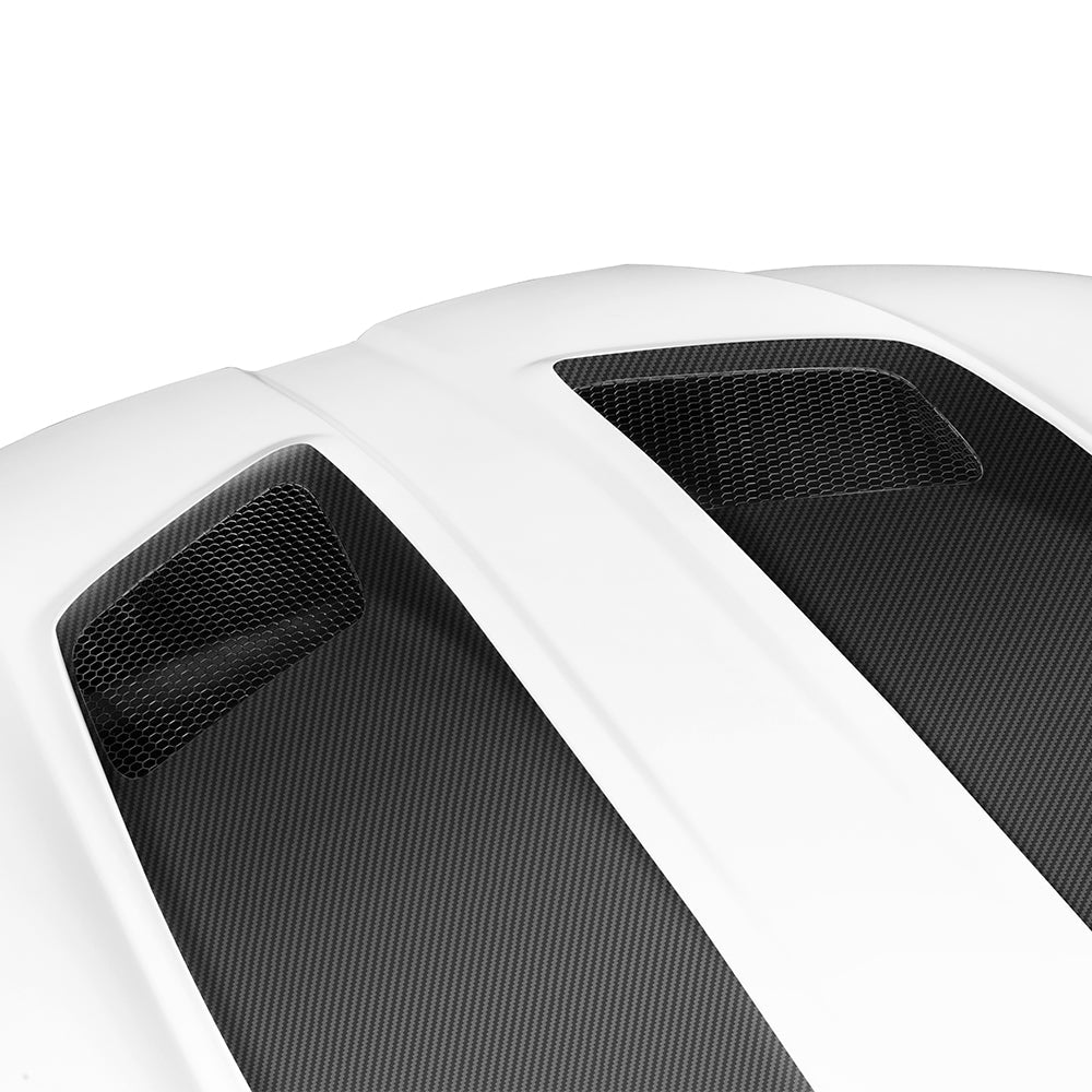 SooQoo V2 hood carbon vents detail