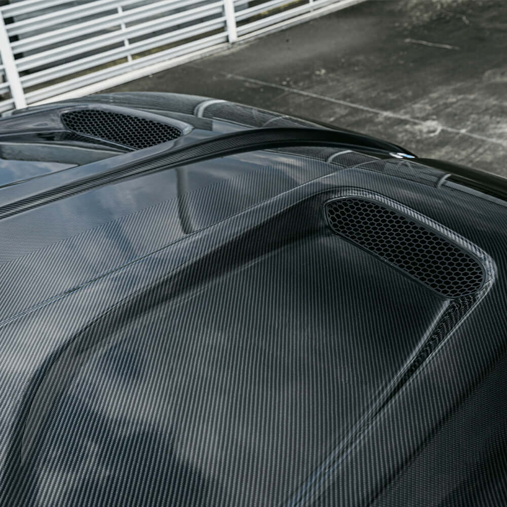 TOWMA. - SOOQOO BMW M5 G90 G99 Prepreg Carbon Fiber Vented Hood
