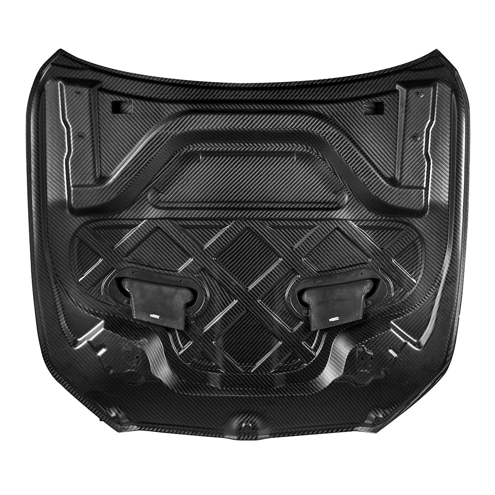 TOWMA. - SooQoo BMW 5 Serie G60 G61 / M5 G90 G99 V3 Prepreg Carbon Fiber Vented Hood Primer