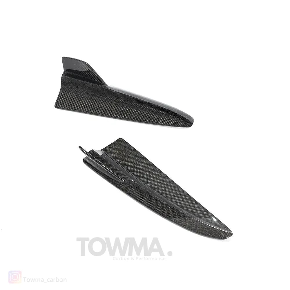 Mercedes-Benz C63 AMG W205 Carbon achterbumper splitter - #towmaperformanceparts#