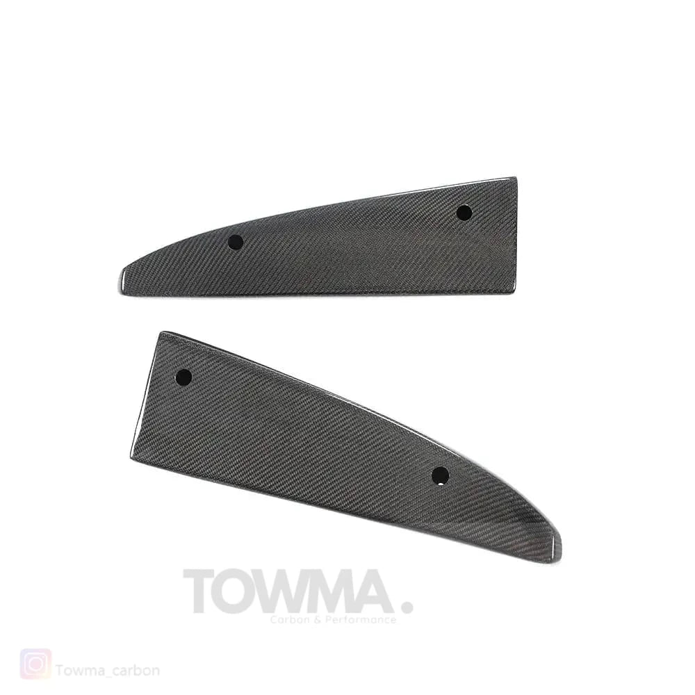 Mercedes-Benz C63 AMG W205 Carbon achterbumper splitter - #towmaperformanceparts#