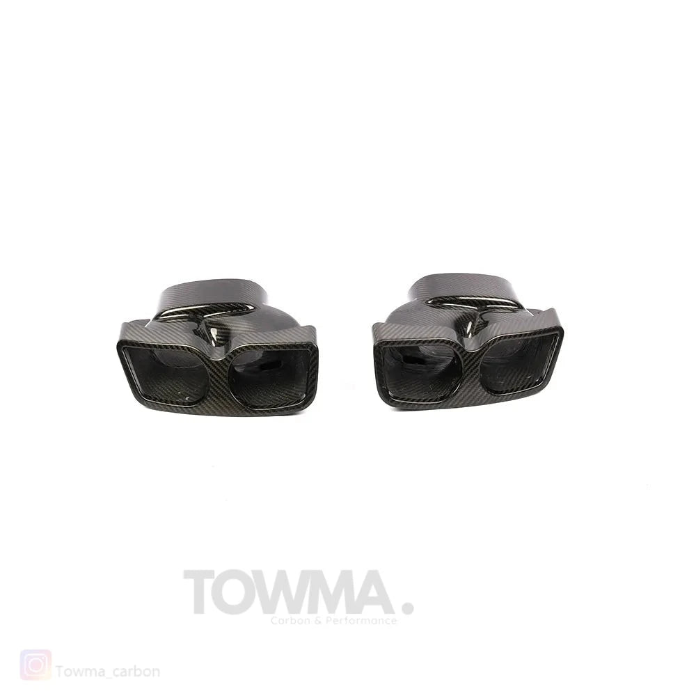 Mercedes-Benz C63 AMG W205 Carbon uitlaat tips - #towmaperformanceparts#