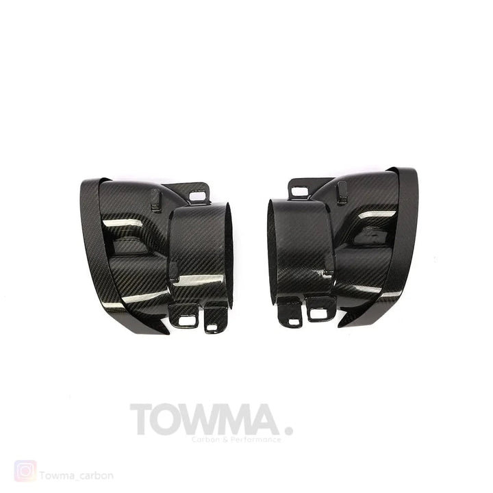 Mercedes-Benz C63 AMG W205 Carbon uitlaat tips - #towmaperformanceparts#