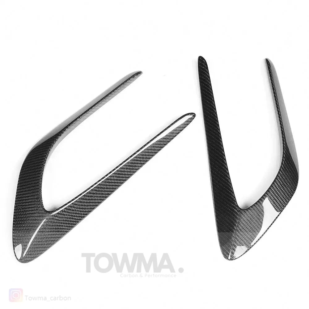 Mercedes-Benz C63 AMG W205 Carbon zijscherm trims - #towmaperformanceparts#