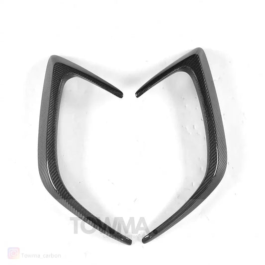 Mercedes-Benz C63 AMG W205 Coupe Carbon achterbumper trims - #towmaperformanceparts#