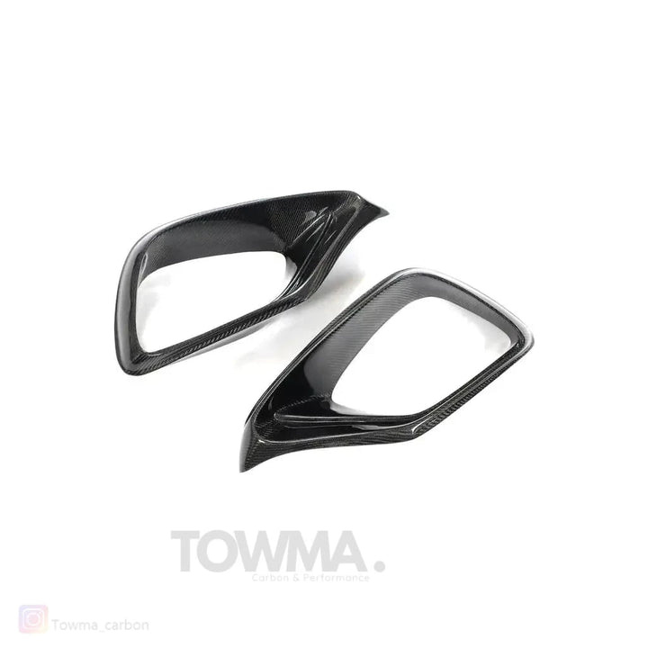 Mercedes-Benz E63 AMG Carbon voorbumper trims - #towmaperformanceparts#