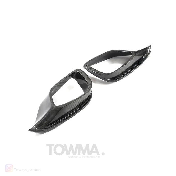 Mercedes-Benz E63 AMG Carbon voorbumper trims - #towmaperformanceparts#
