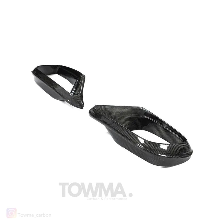 Mercedes-Benz E63 AMG Carbon voorbumper trims - #towmaperformanceparts#