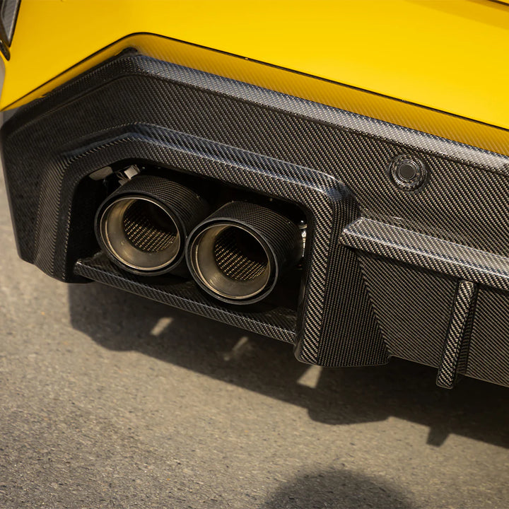 TOWMA. - SOOQOO BMW M5 G90 G99 Type-A Prepreg Carbon Fiber Rear Diffuser