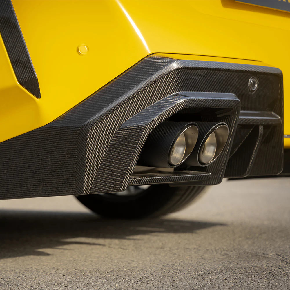 TOWMA. - SOOQOO BMW M5 G90 G99 Type-A Prepreg Carbon Fiber Rear Diffuser