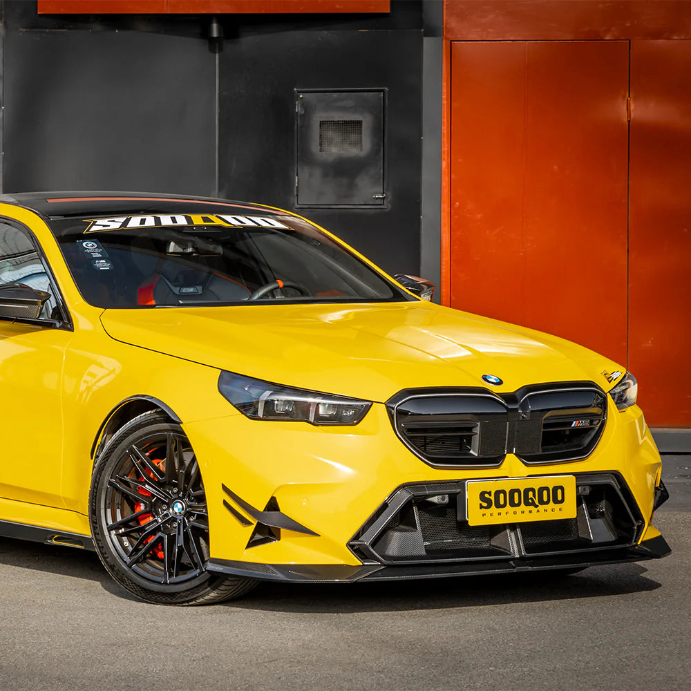 TOWMA. - SOOQOO BMW M5 G90/G99 Type-A Prepreg Carbon Fiber Front Lip