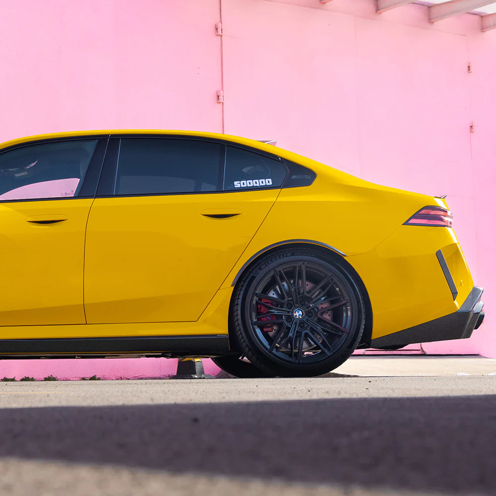 TOWMA. - SOOQOO BMW M5 G90 G99 Type-A Prepreg Carbon Fiber Side Skirt