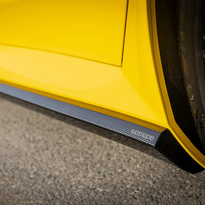 TOWMA. - SOOQOO BMW M5 G90 G99 Type-A Prepreg Carbon Fiber Side Skirt