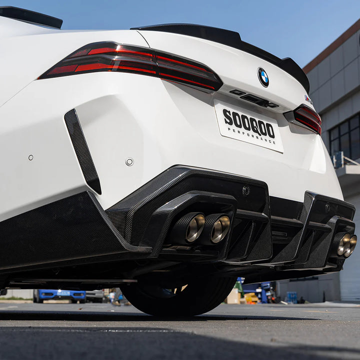 TOWMA. - SOOQOO BMW M5 G90 G99 Type-B Prepreg Carbon Fiber Rear Diffuser