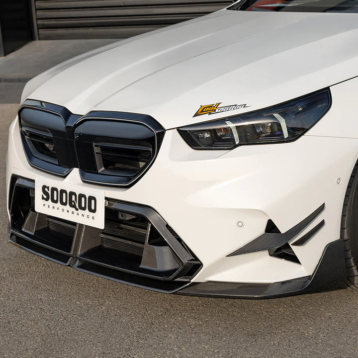 TOWMA. - SOOQOO BMW M5 G90 G99 Type-B Prepreg Carbon Fiber Front Lip