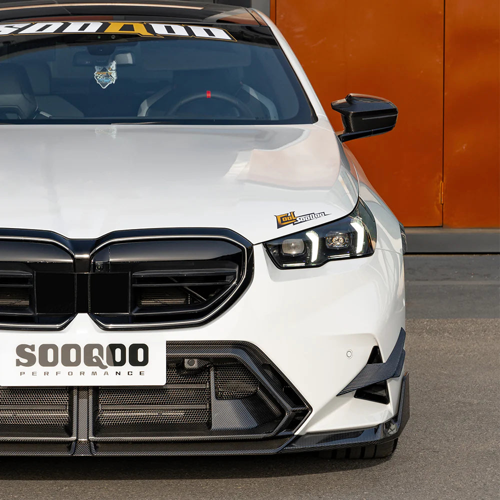TOWMA. - SOOQOO BMW M5 G90 G99 Type-B Prepreg Carbon Fiber Front Lip