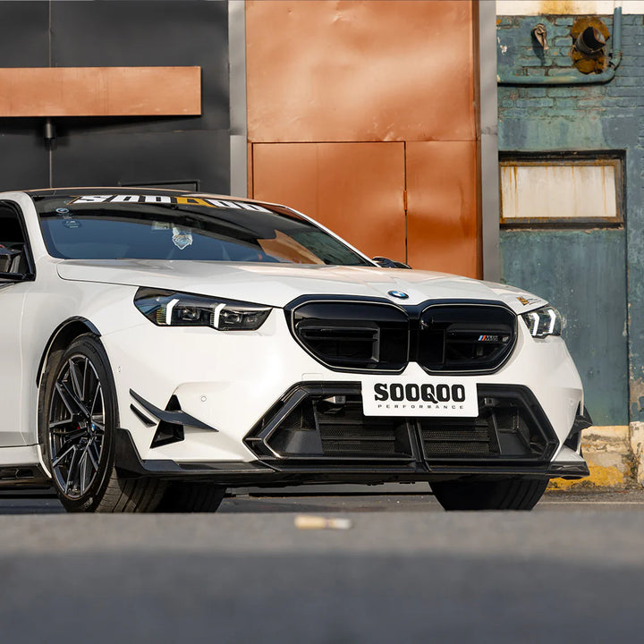TOWMA. - SOOQOO BMW M5 G90 G99 Prepreg Carbon Fiber Front Bumper Center Trim