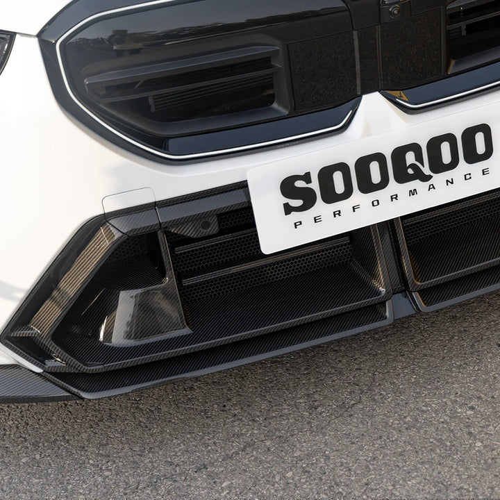 TOWMA. - SOOQOO BMW M5 G90 G99 Prepreg Carbon Fiber Front Bumper Center Trim
