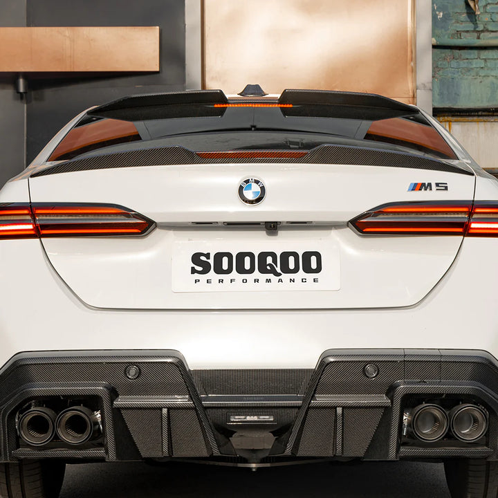 TOWMA. - SOOQOO BMW M5 G90 Prepreg Carbon Fiber Trunk Spoiler