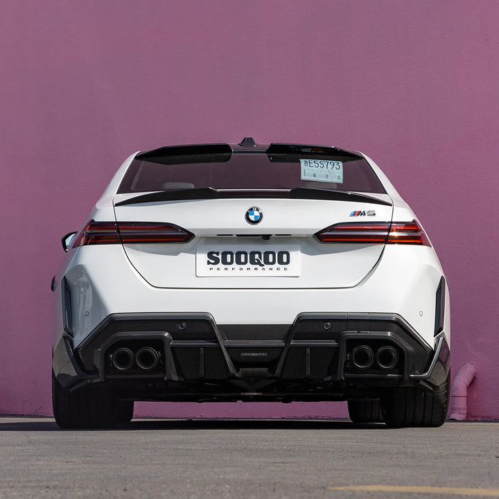 TOWMA. - SOOQOO BMW M5 G90 Prepreg Carbon Fiber Trunk Spoiler