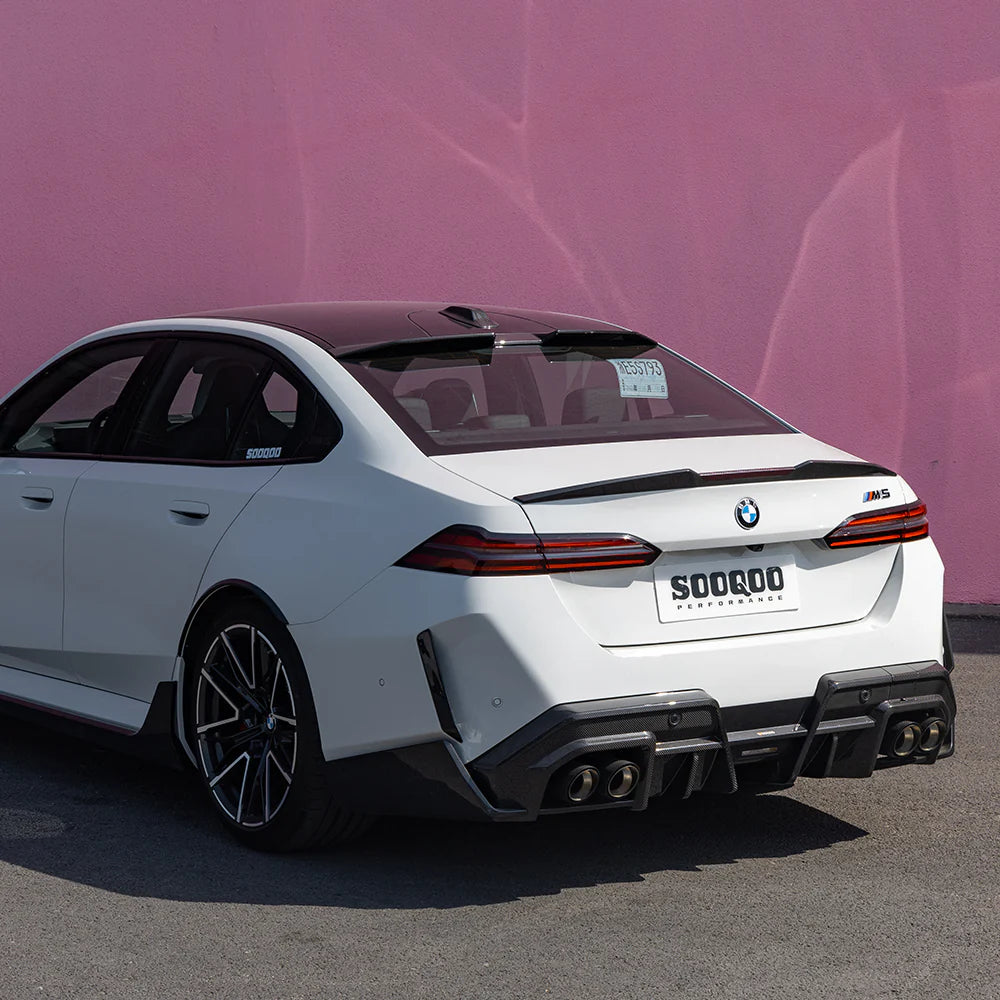 TOWMA. - SOOQOO BMW M5 G90 Prepreg Carbon Fiber Trunk Spoiler
