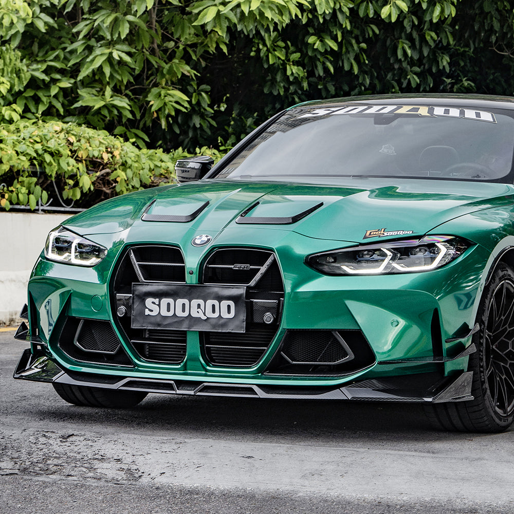 BMW M4 G82 carbon front grille gemonteerd
