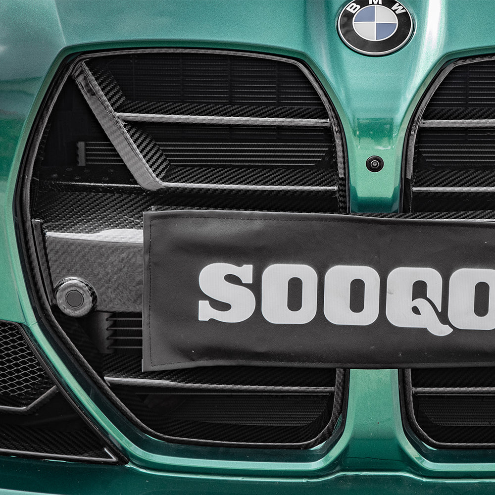 BMW G80 G82 carbon grille close-up