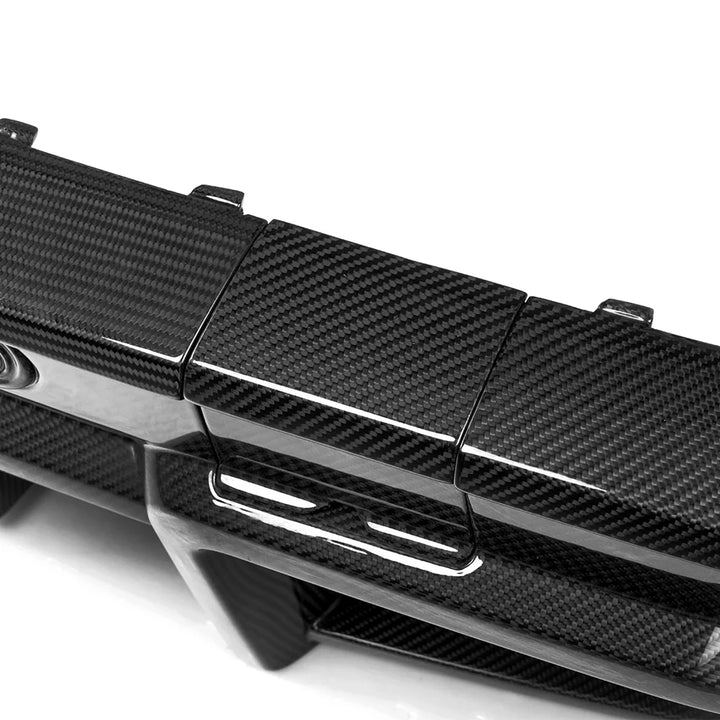 TOWMA. - SOOQOO BMW M5 G90 G99 Type-A Prepreg Carbon Fiber Rear Diffuser