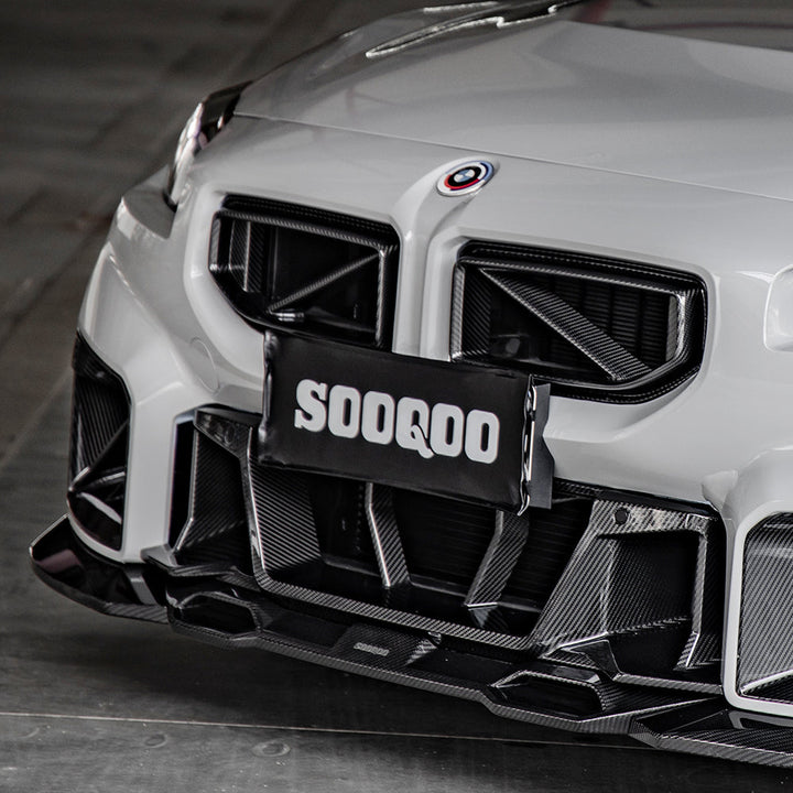 TOWMA. - SooQoo BMW M2 G87 V1 Prepreg Carbon Fiber Front Lip