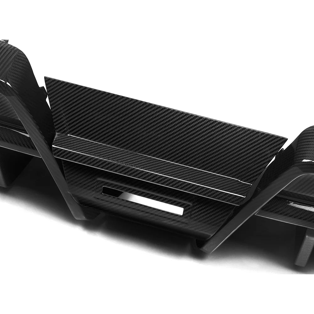 TOWMA. - SOOQOO BMW M5 G90 G99 Type-B Prepreg Carbon Fiber Rear Diffuser