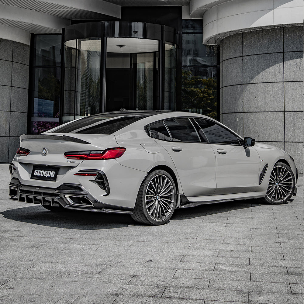 TOWMA. - SooQoo BMW 8 Serie G16 Gran Coupe Prepreg Carbon Fiber Rear Diffuser