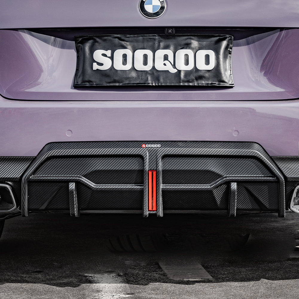 BMW 2er G42 Prepreg Carbon Fiber Heckdiffusor mit Bremslicht