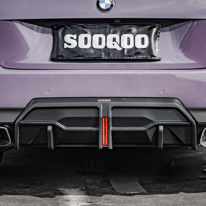 BMW 2er G42 Prepreg Carbon Fiber Heckdiffusor mit Bremslicht