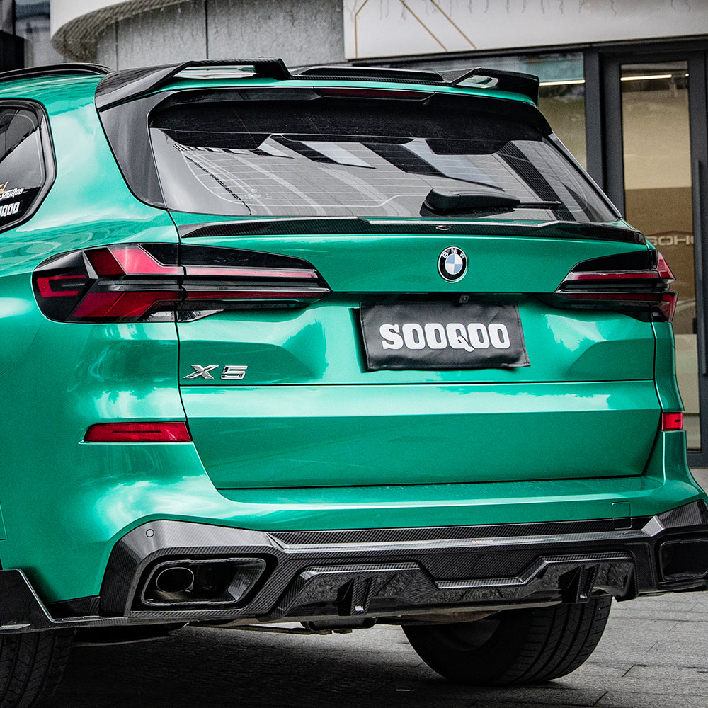 TOWMA. - SooQoo BMW X5 G05 Prepreg Carbon Fiber Rear Diffuser