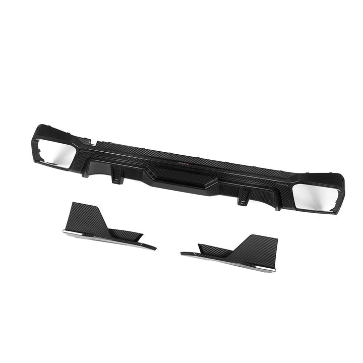 TOWMA. - SooQoo BMW X5 G05 Prepreg Carbon Fiber Rear Diffuser