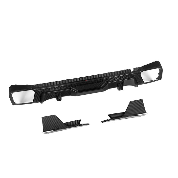 TOWMA. - SooQoo BMW X5 G05 Prepreg Carbon Fiber Rear Diffuser