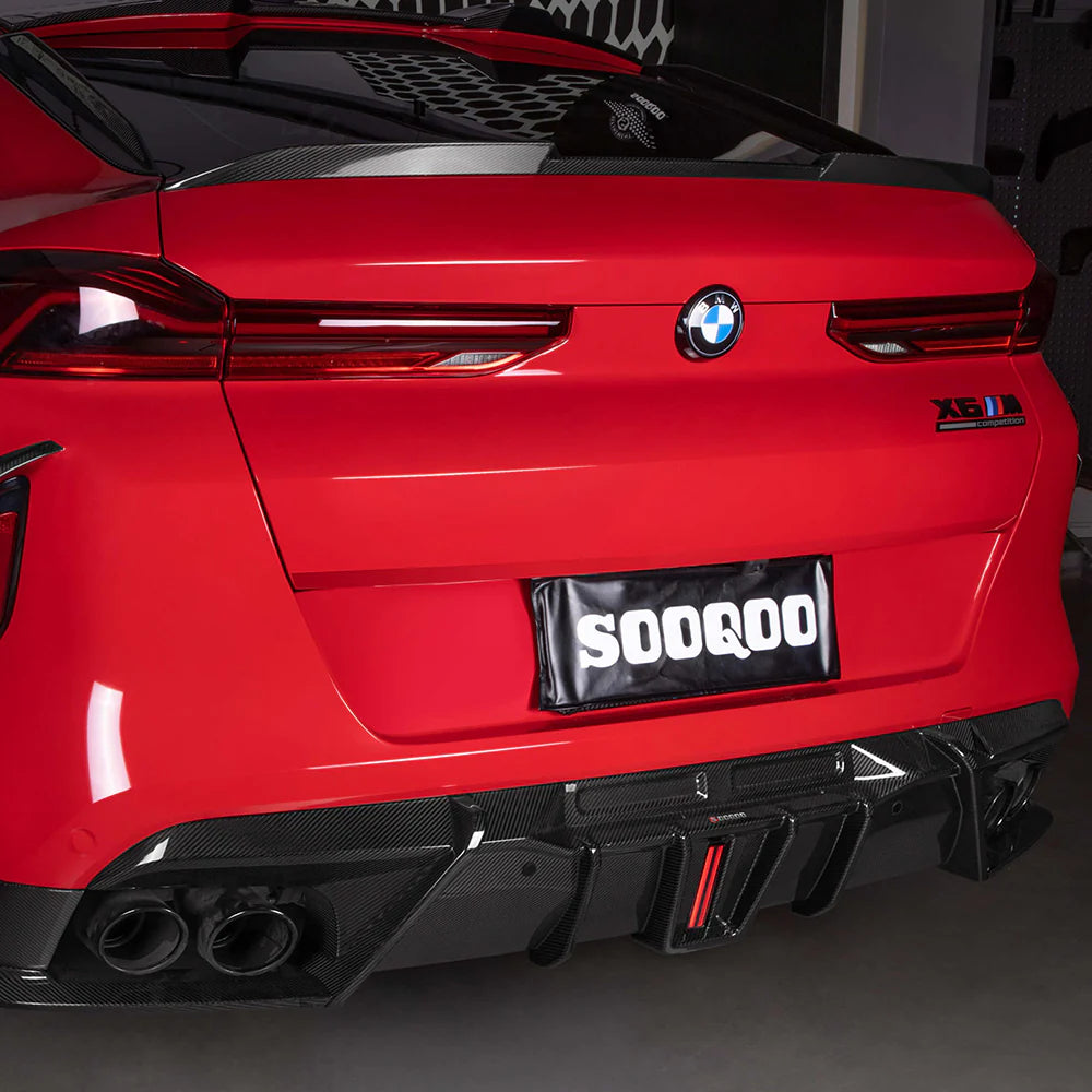 BMW X6M F96 Rear Diffuser W/Brake Light