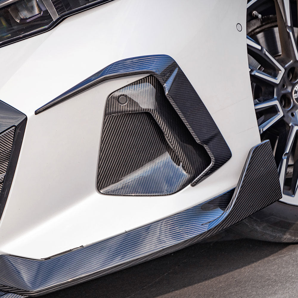 TOWMA. - SooQoo BMW 5 Serie G60 G61 Prepreg Carbon Fiber Front Bumper Inserts