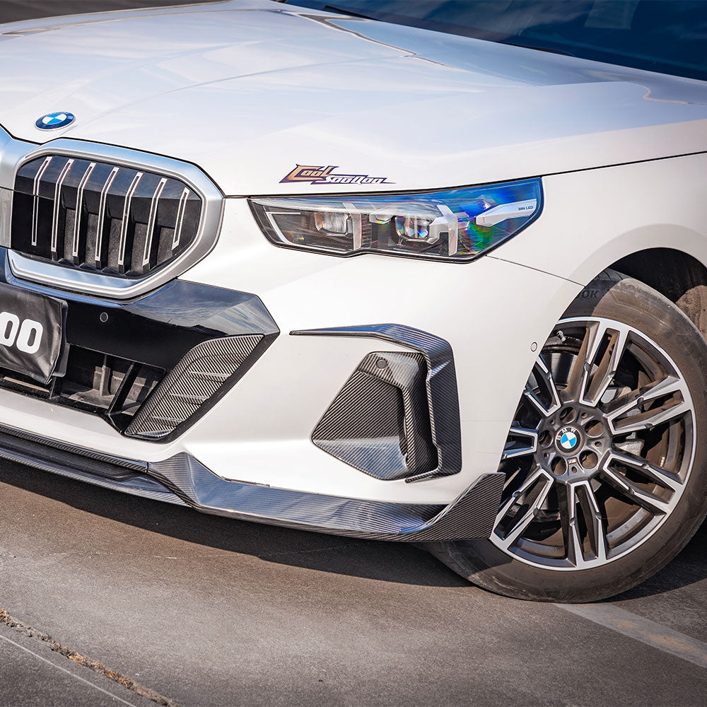 TOWMA. - SooQoo BMW 5 Serie G60 G61 Prepreg Carbon Fiber Front Bumper Inserts