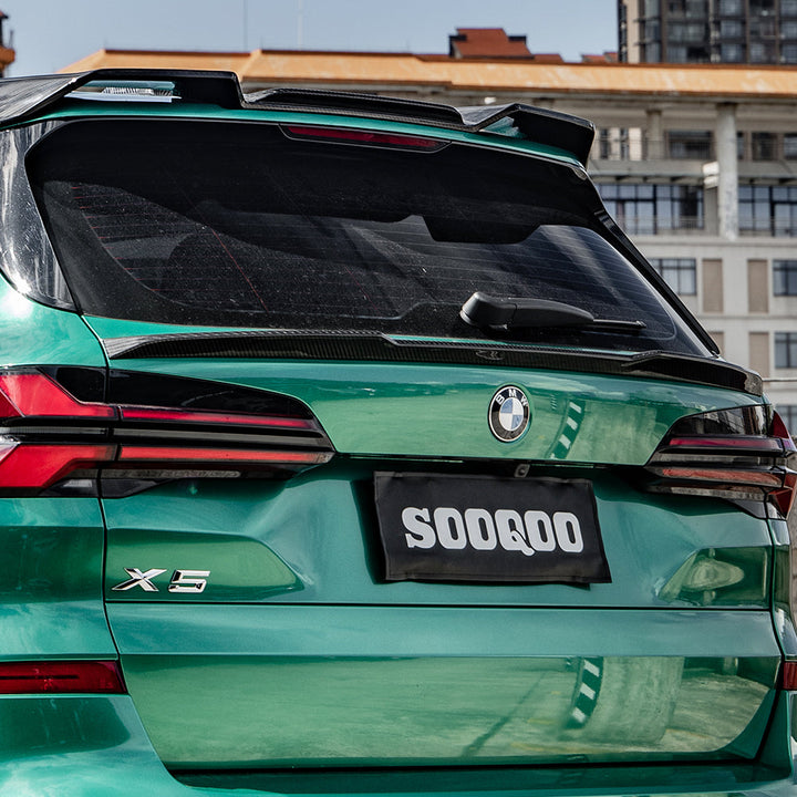 TOWMA. - SooQoo BMW X5 G05 Prepreg Carbon Fiber Rear Spoiler