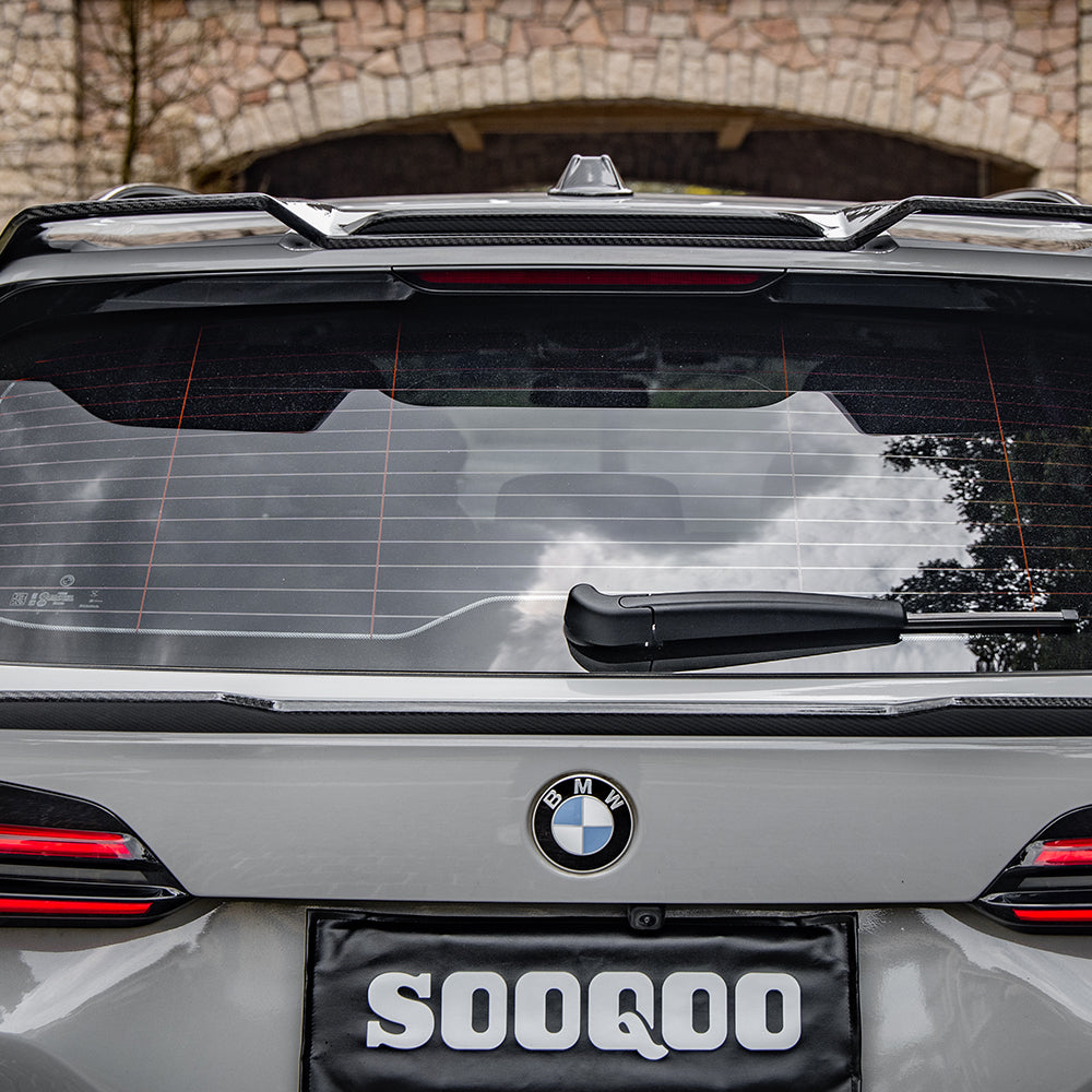 TOWMA. - SooQoo BMW X5 G05 Prepreg Carbon Fiber Rear Spoiler