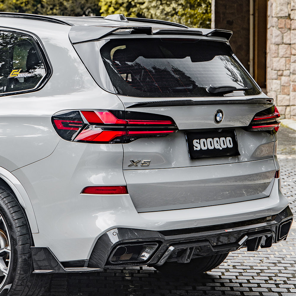 TOWMA. - SooQoo BMW X5 G05 Prepreg Carbon Fiber Rear Spoiler
