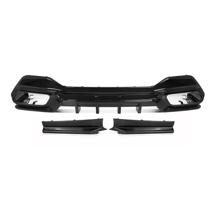 TOWMA. - SooQoo BMW 8 Serie G16 Gran Coupe Prepreg Carbon Fiber Rear Diffuser