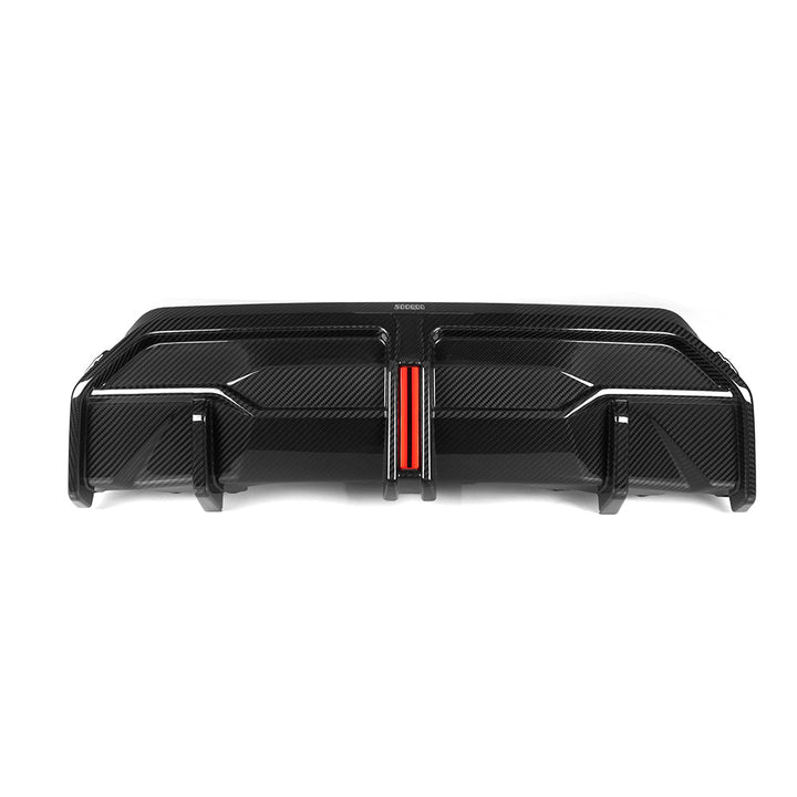 BMW 2er G42 Prepreg Carbon Fiber Heckdiffusor mit Bremslicht