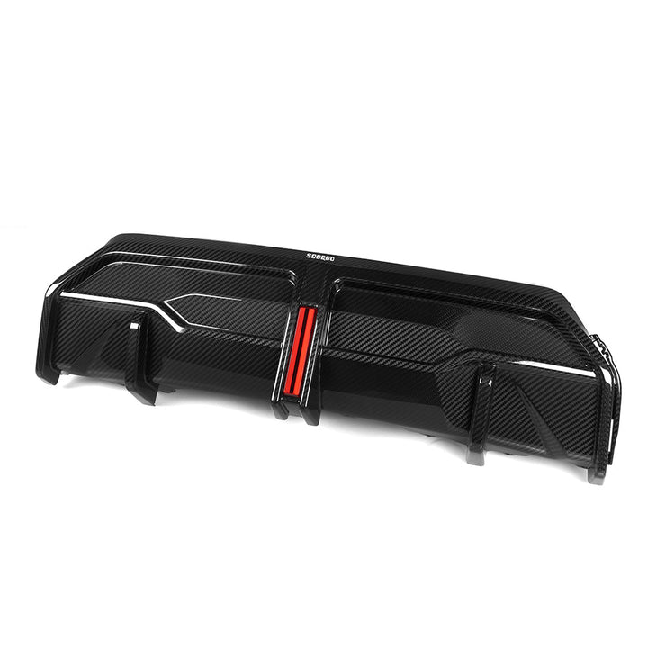 BMW 2er G42 Prepreg Carbon Fiber Heckdiffusor mit Bremslicht